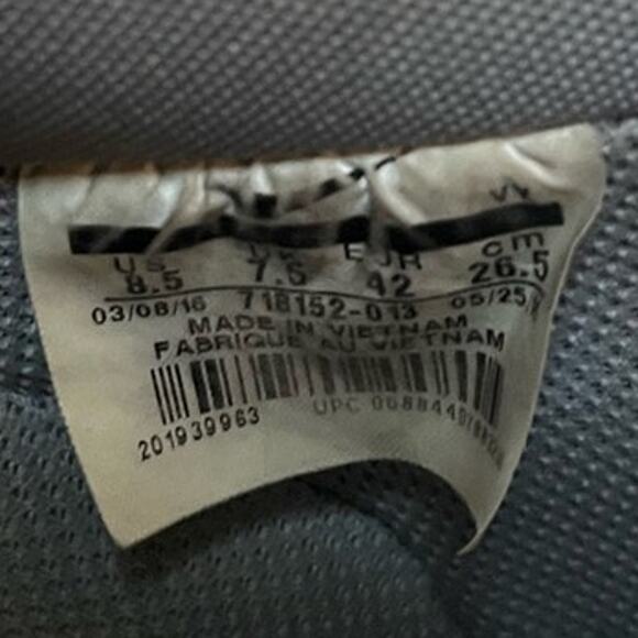 Nike Air Force 1 Low Metallic Silver Perforated 1992 DREAM TEAM sz. 8.5 Men - Picture 10 of 10